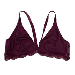 Victoria’s Secret bra womens bralette purple maroon size large